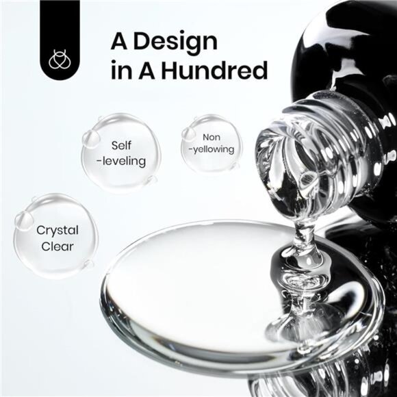 Nail Blooming Gel 15ml - Clear UV LED Blossom Gel for Spreading Effect - Picture 6 of 7